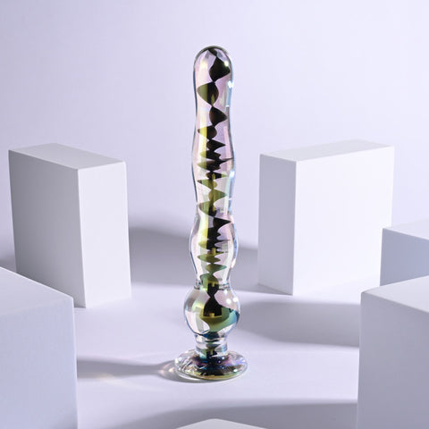Playboy Jewels Wand Glass Dildo