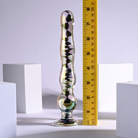 Playboy Jewels Wand Glass Dildo