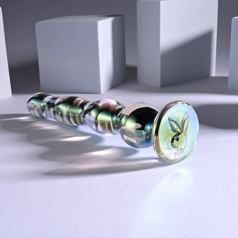 Playboy Jewels Wand Glass Dildo