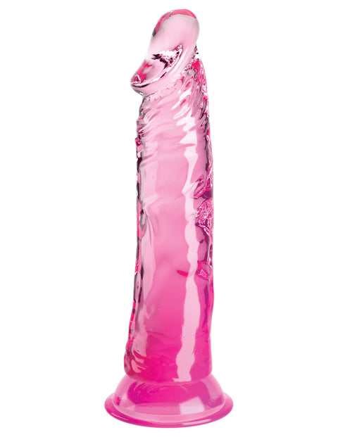 King Cock Clear 8" Pink