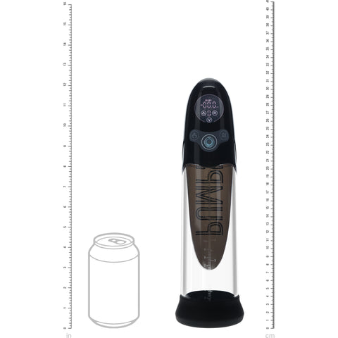 Pumped Aqua Pro Submersible Automatic AI Enabled Penis Pump Black