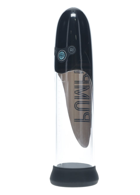 Pumped Aqua Pro Submersible Automatic AI Enabled Penis Pump Black