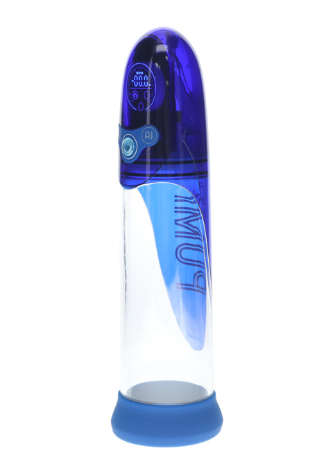 Pumped Aqua Pro Submersible Automatic AI Enabled Penis Pump Blue