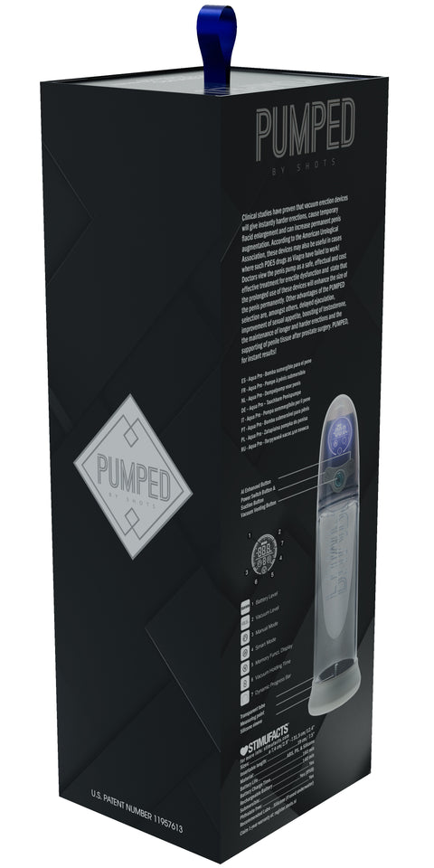 Pumped Aqua Pro Submersible Automatic AI Enabled Penis Pump Grey