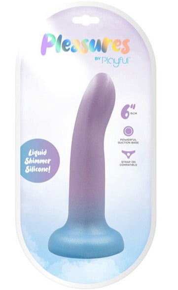 Playful 6" Dong Purple to Blue