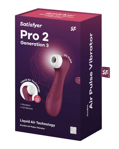 Satisfyer Pro 2 Gen 3 Wine Red - without App