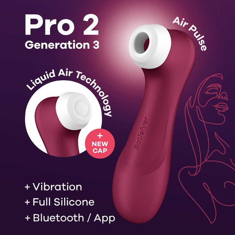 Satisfyer Pro 2 Gen 3 w App Wine