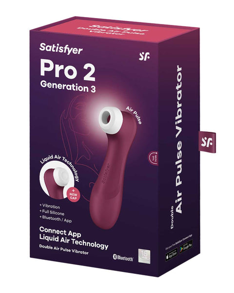Satisfyer Pro 2 Gen 3 with App Wine Red