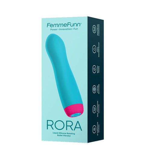 Femme Funn Rora Rotating Bullet Vibe Turquoise