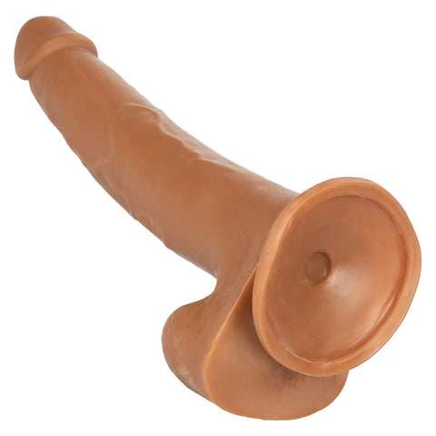 Cal Exotics Size Queen 12" Brown Dong w/ Balls
