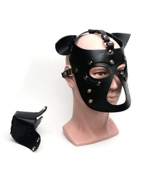 Bondage Pup Hood Black