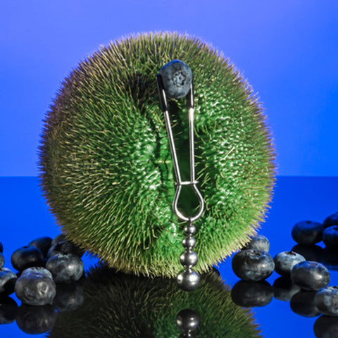 Selopa Beaded Nipple Clamps Silver