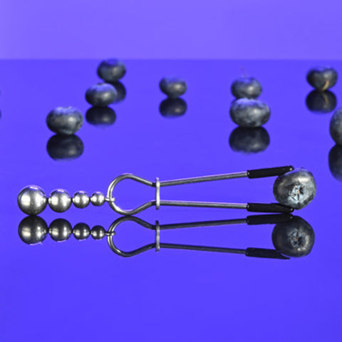 Selopa Beaded Nipple Clamps Silver