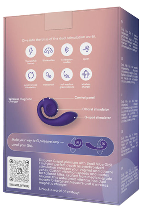 Snail Vibe Gizi Vibrator Purple