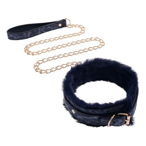 Sportsheets Cougar Fur Collar and Leash