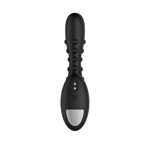Forto Studded Pro Vibrating Anal Massager Black