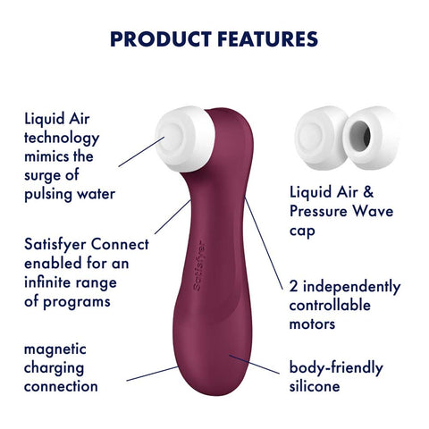 Satisfyer Pro 2 Gen 3 w App Wine