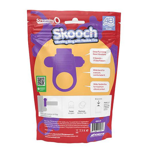 Screaming O Skooch Cock Ring Purple