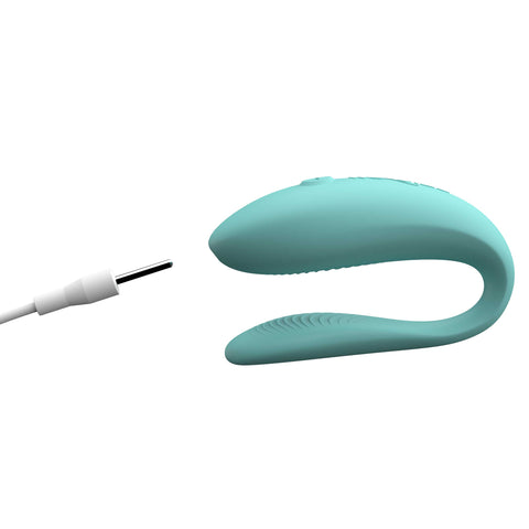 We Vibe Sync Lite Couples Vibrator Aqua