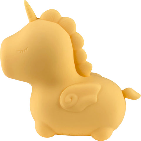 Unihorn Bean Blossom Flicking Silicone Clitoral Vibrator Yellow
