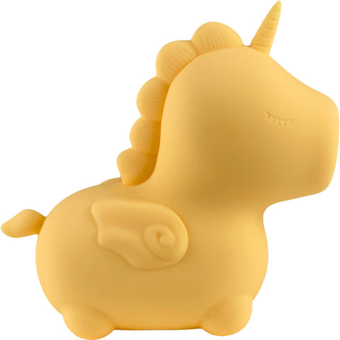Unihorn Bean Blossom Flicking Silicone Clitoral Vibrator Yellow