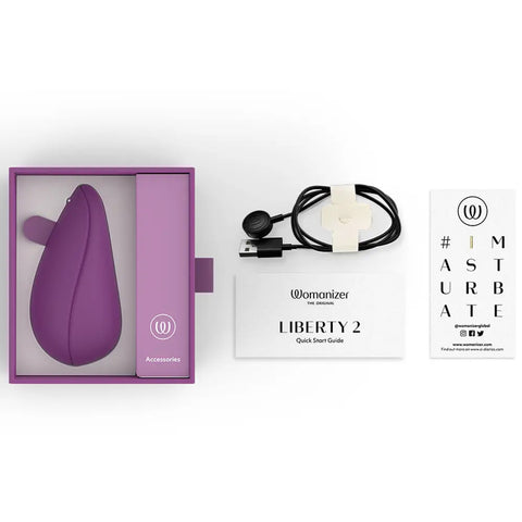 Womanizer Liberty 2 Travel Clitoral Suction Stimulator Purple