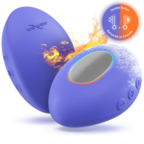 We Vibe Temp Heating and Cooling Clitoral Layon Vibrator Lavender