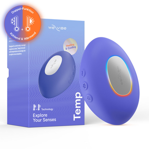 We Vibe Temp Heating and Cooling Clitoral Layon Vibrator Lavender