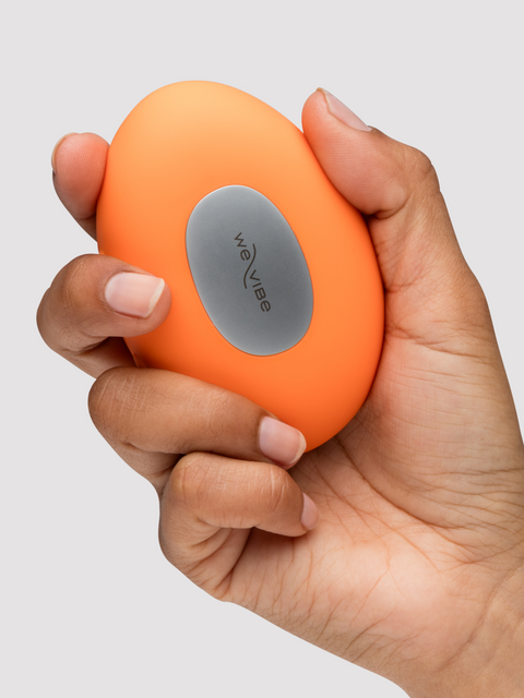 We Vibe Temp Heating and Cooling Clitoral Layon Vibrator Tangerine