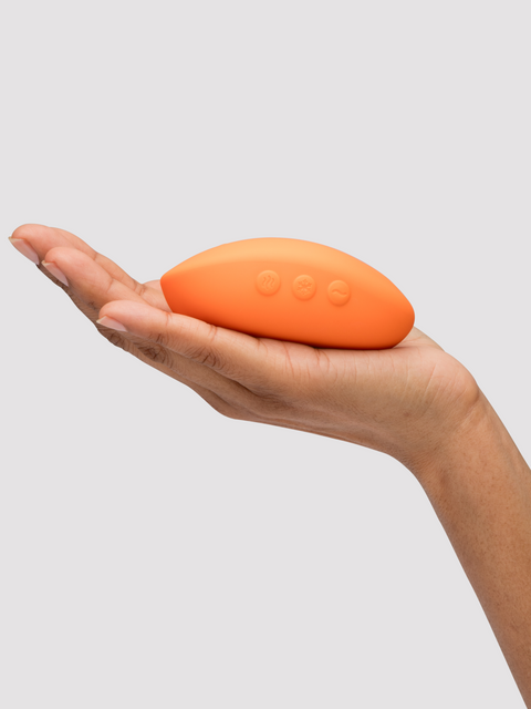 We Vibe Temp Heating and Cooling Clitoral Layon Vibrator Tangerine