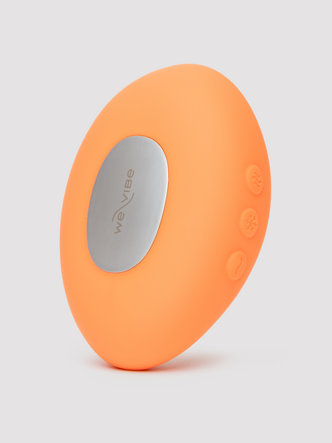 We Vibe Temp Heating and Cooling Clitoral Layon Vibrator Tangerine