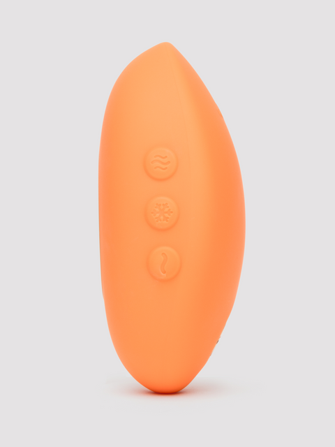 We Vibe Temp Heating and Cooling Clitoral Layon Vibrator Tangerine