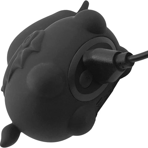 Unihorn Wild Spirit Licking Silicone Clitoral Vibrator Black