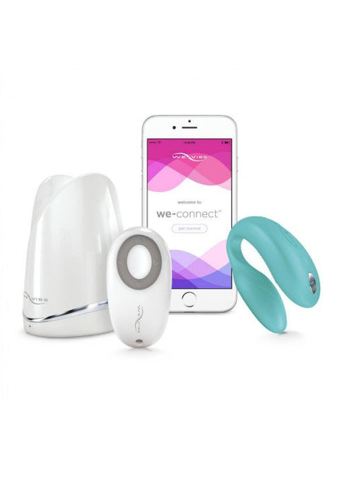 We Vibe Sync Couples Vibrator Aqua