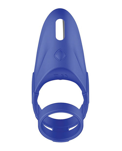 Forto F-48 Perineum Vibrating Cock Ring Blue