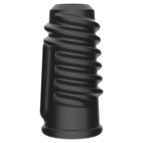 Lovetoy Knights Spiral Vibro Ring - Black