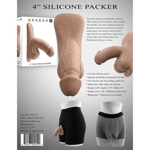 Gender X 4" Squishy Packer Medium