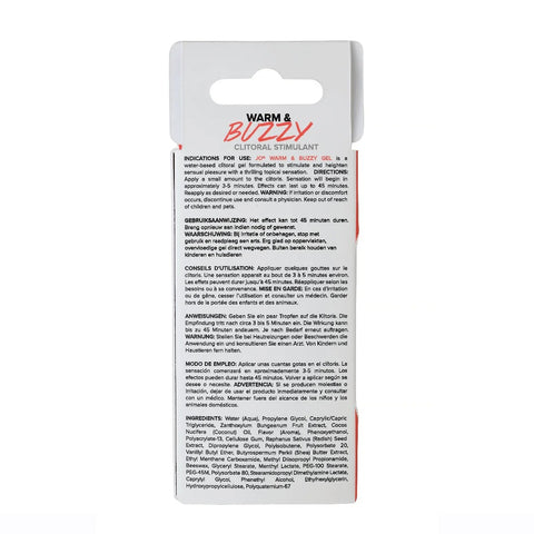 JO Warm & Buzzy Clitoral Gel for Her 10ml