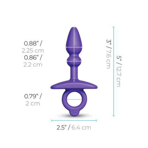 B-Vibe Butties Dart Silicone Anal Plug