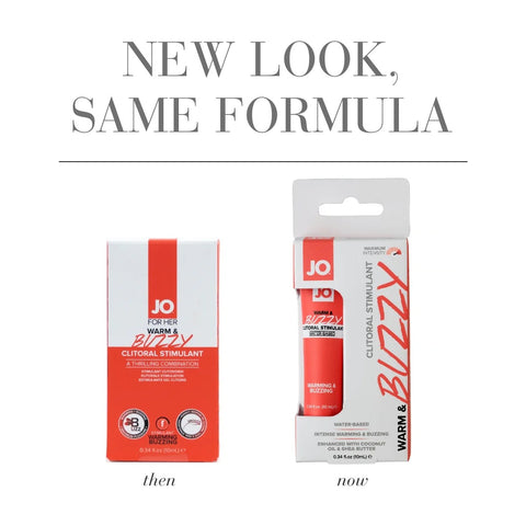 JO Warm & Buzzy Clitoral Gel for Her 10ml