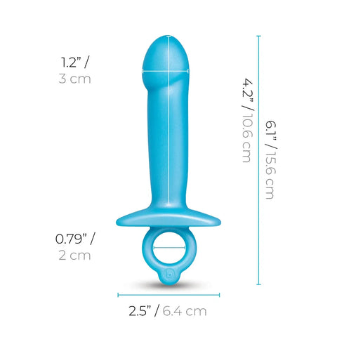 B-Vibe Butties Lil Dil Silicone Anal Dildo