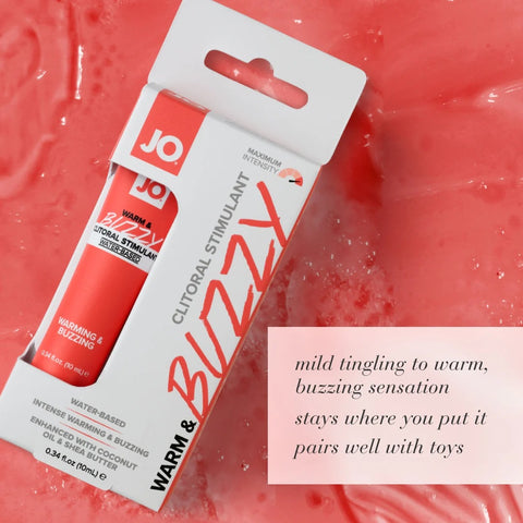 JO Warm & Buzzy Clitoral Gel for Her 10ml