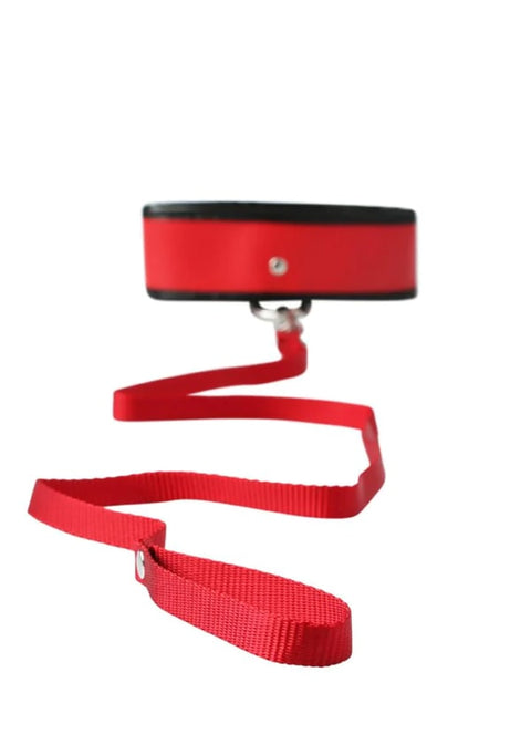S&m Red Leash and Collar