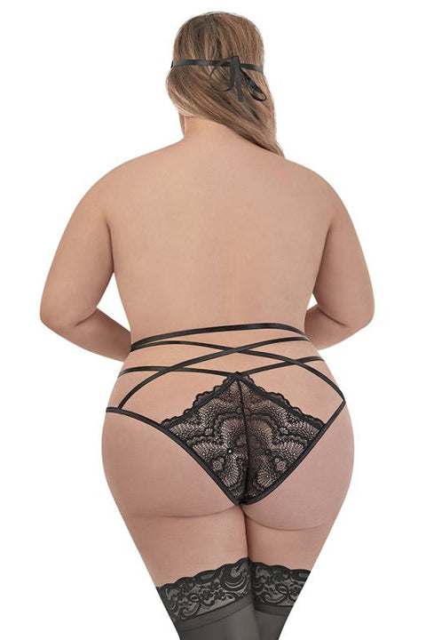 Exposed Love & Bondage Pure Lace Panty Set Queen L304