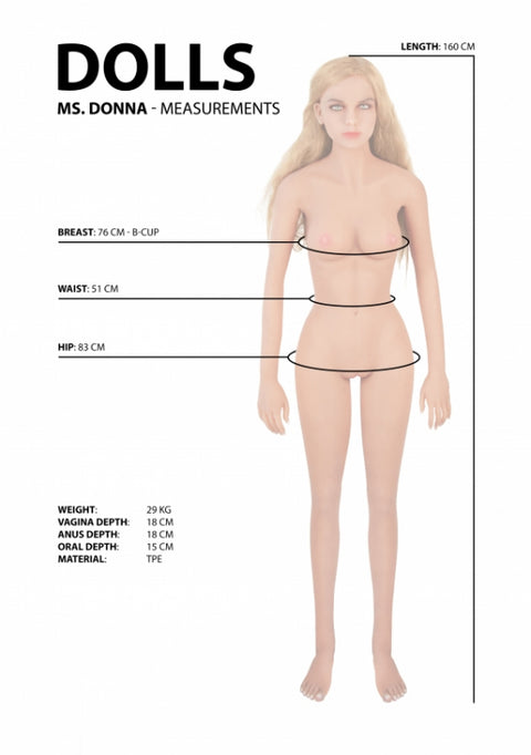Shots Realistic Doll Donna