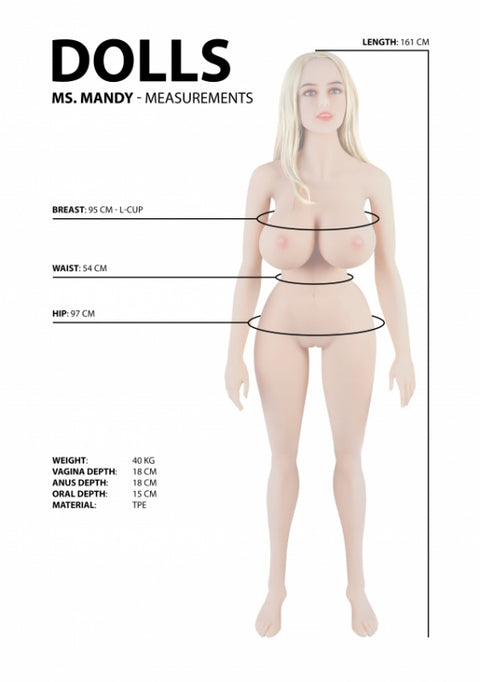 Shots Realistic Doll Mandy