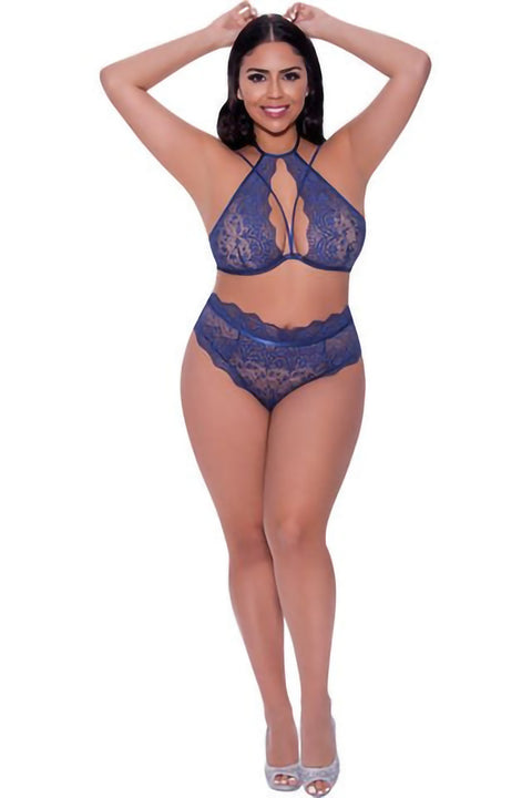Exposed Berrylicious Lace Up Set 2XL