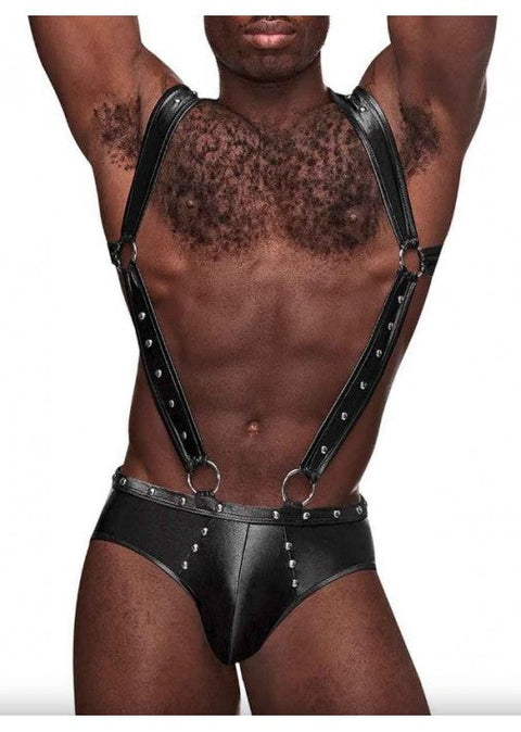 Male Power Fetish Uranus Harness Jocks S/M - PAK154