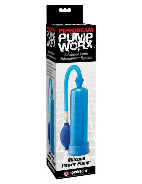 Pipedream Pump Worx Silicone Power Pump Blue