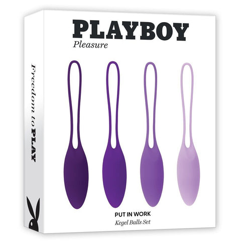 Playboy Pleasure Put In Work Kegal Balls Set